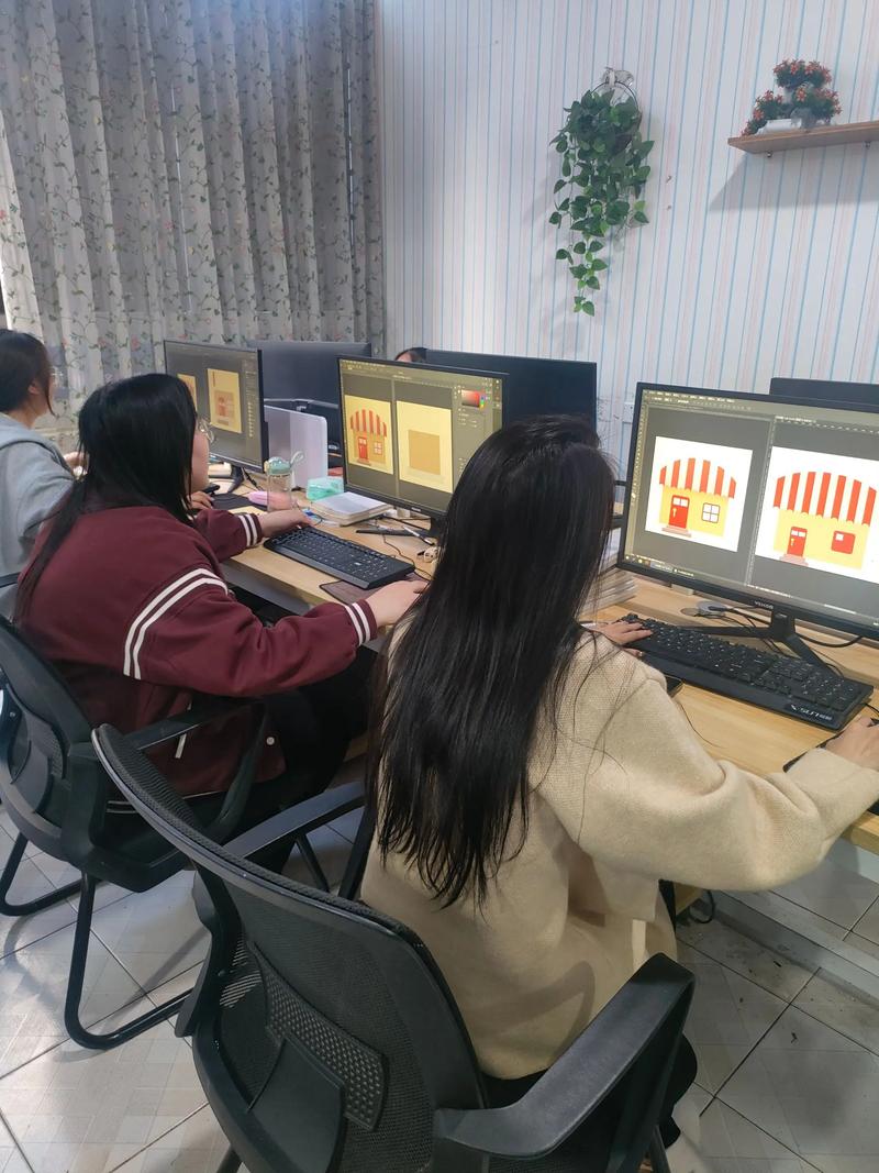 李曦承进行曲##电脑培训零基础教学#上课日常